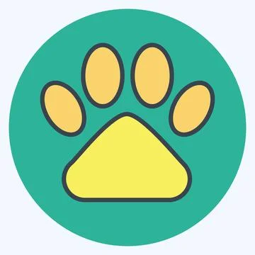 Icon Good For Pets. related to CBD Oil symbol. simple design editable. simp.. Stock Illustration