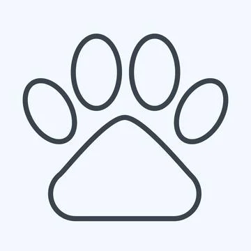 Icon Good For Pets. related to CBD Oil symbol. simple design editable. simp.. Stock Illustration