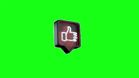 Like icon on green screen background 動画素材 335258967