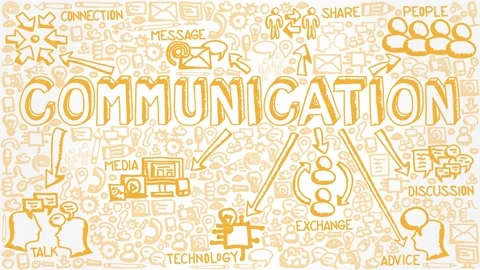 Icon group with Communication Concept Stock Footage 155914721