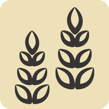 Icon Growth Tree. related to Development symbol. hand drawn style 스톡 일러스트