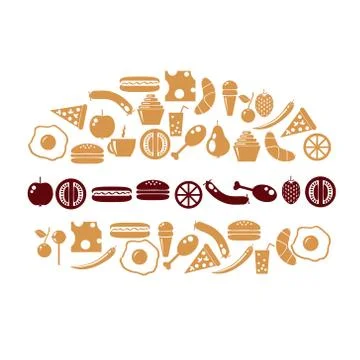 Icon hamburger Stock Illustration