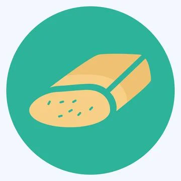Icon Hand Cheese - Flat Style - Simple illustration,Editable stroke イラスト素材