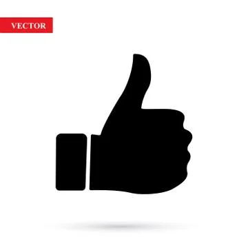 LIKE icon, hand icon Stock Illustration