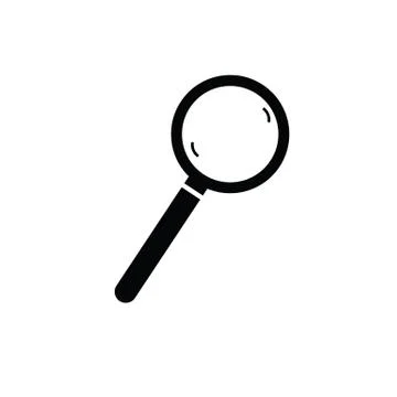 Icon handheld magnifier , vector ESP10 Stock Illustration