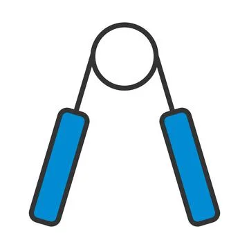Icon Of Hands Expander Stock Illustration