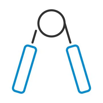Icon Of Hands Expander Stock Illustration
