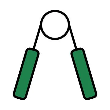 Icon Of Hands Expander Stock Illustration