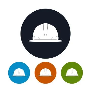 Icon Hard Hat Stock Illustration
