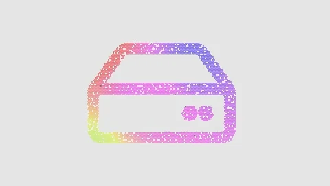 Icon hdd is made up of LED square shapes that shimmer and flicker. There are Stock Footage 293281857