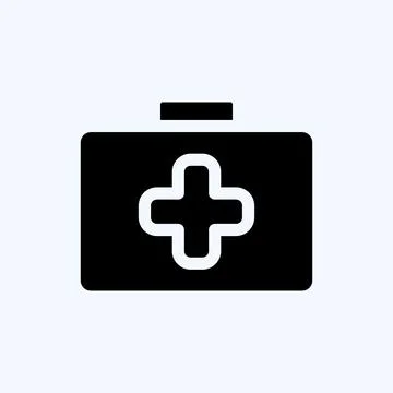 Icon Help. suitable for education symbol. glyph style. simple design editable Stock Illustration