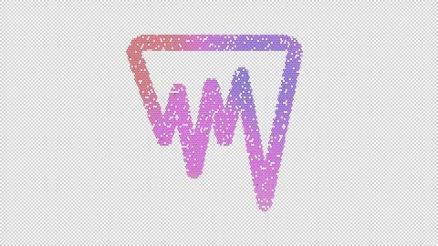 Icon icicles is made up of LED square shapes that shimmer and flicker. There are Video stock 297598180