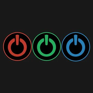 Icon on off Stock Illustration