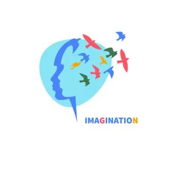 Icon imagination Stock Illustration