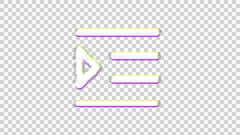 Icon indent is distorted. Glitch. Noise, chromatic aberration, geometric 스톡 일러스트