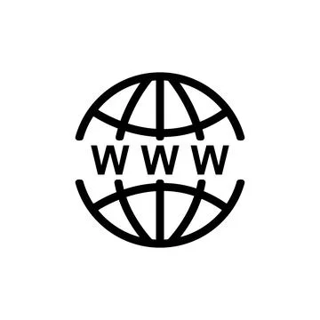 Icon internet vector Stock Illustration