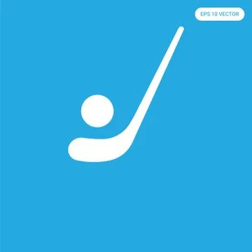 Icon isolated on blue background Free Stock Illustration