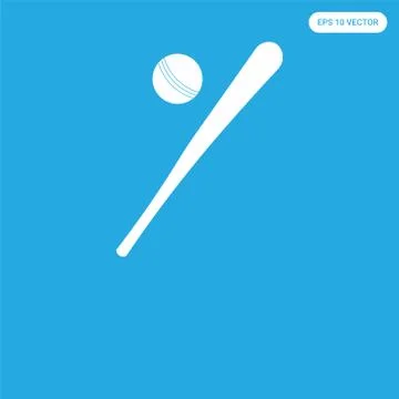 Icon isolated on blue background Illustrazione stock gratuita