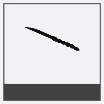 Icon isolated on white background Stock Illustration