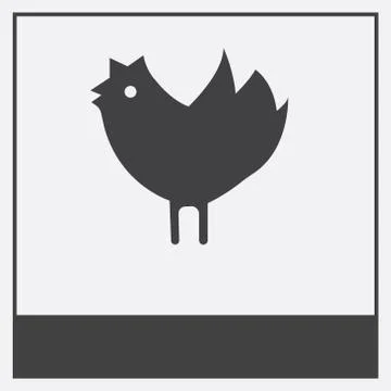 Icon isolated on white background Stock Illustration