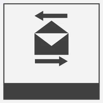 Icon isolated on white background Stock Illustration