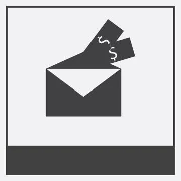 Icon isolated on white background Stock Illustration
