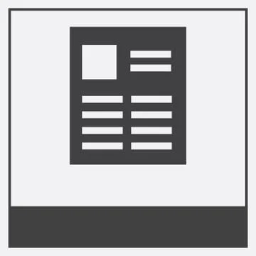 Icon isolated on white background Stock Illustration