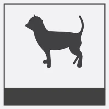 Icon isolated on white background Free Stock Illustration