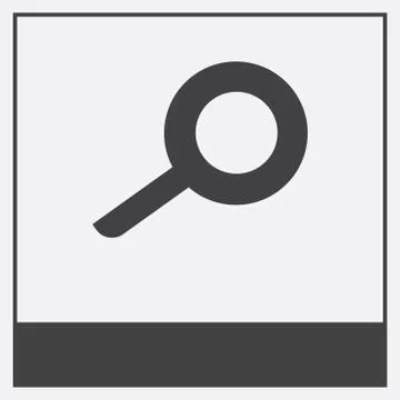 Icon isolated on white background Free Stock Illustration