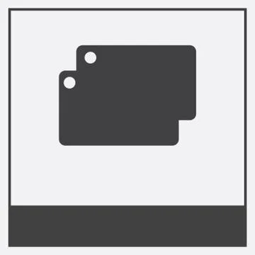 Icon isolated on white background Free Stock Illustration