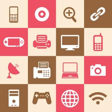 Icon it set Stock Illustration