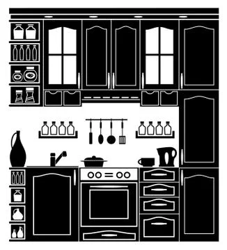 Icon of kitchen Stock Illustration