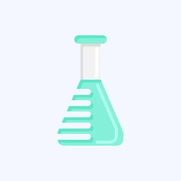 Icon Lab Tested. related to CBD Oil symbol. simple design editable. simple .. イラスト素材
