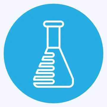 Icon Lab Tested. related to CBD Oil symbol. simple design editable. simple .. Stock Illustration