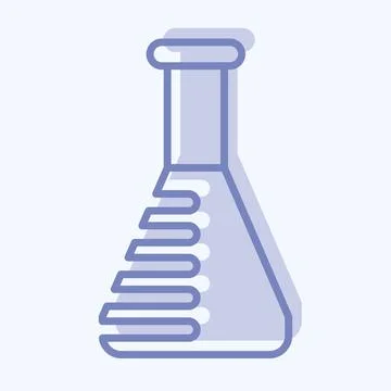 Icon Lab Tested. related to CBD Oil symbol. simple design editable. simple .. Illustrazione stock