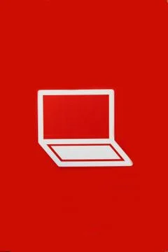 Icon laptop Stock Photos