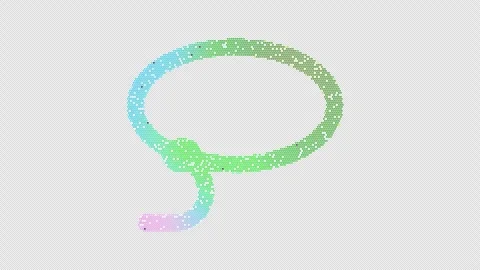 Icon lasso is made up of LED square shapes that shimmer and flicker. There are Stock Footage 297846638