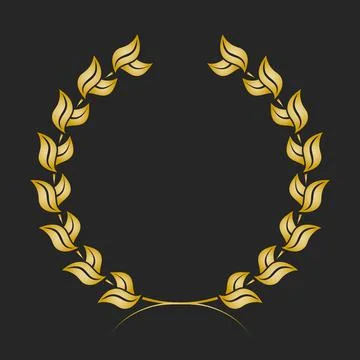 Icon laurel wreath Stock Illustration
