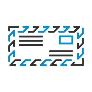 Icon Of Letter Illustrazione stock