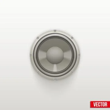 Icon light load speaker. symbol of sound. Stockillustratie