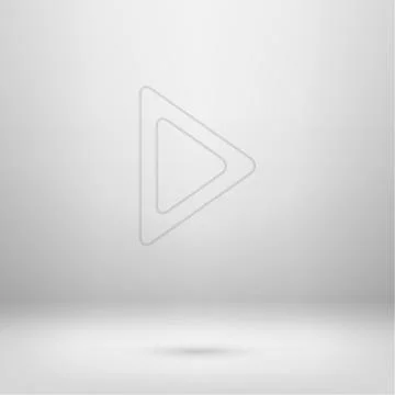 Icon in light studio room Illustrazione stock