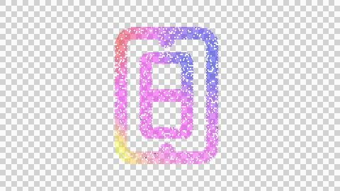 Icon light switch is made up of LED square shapes. There are bright diodes and Stock Illustration