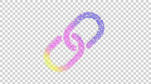 Icon link is made up of LED square shapes. There are bright diodes and there are 스톡 일러스트