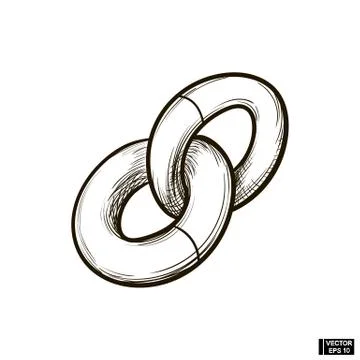 Icon of the links. イラスト素材