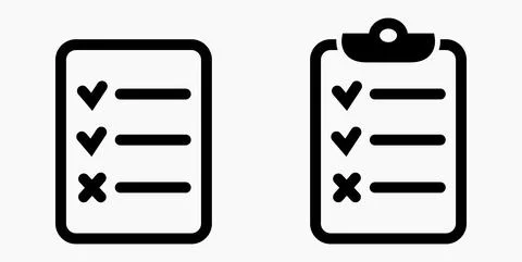 Icon list or roster, schedule, register. Ilustración de archivo