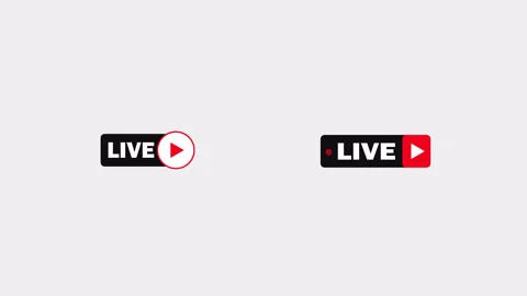 Icon live streaming Video stock 336656953