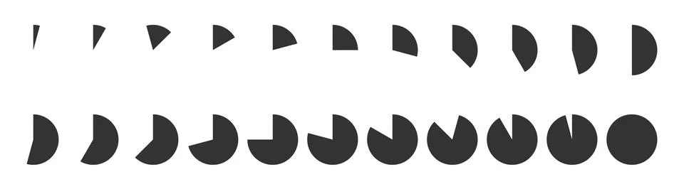 Icon Loading animation. GUI Preloader. Stock Illustration