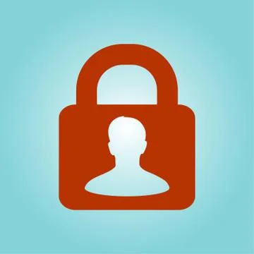 Icon of lock. Stock Illustration