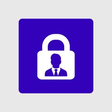 Icon of lock. Stock Illustration