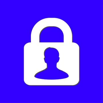 Icon of lock. Stock Illustration